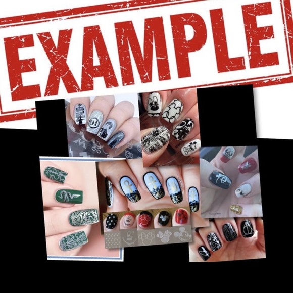 $5 HALLOWEEN NAIL STAMPING PLATE. NEW. STAINLESS STEEL. $5 IF BUNDLED - Picture 8 of 16